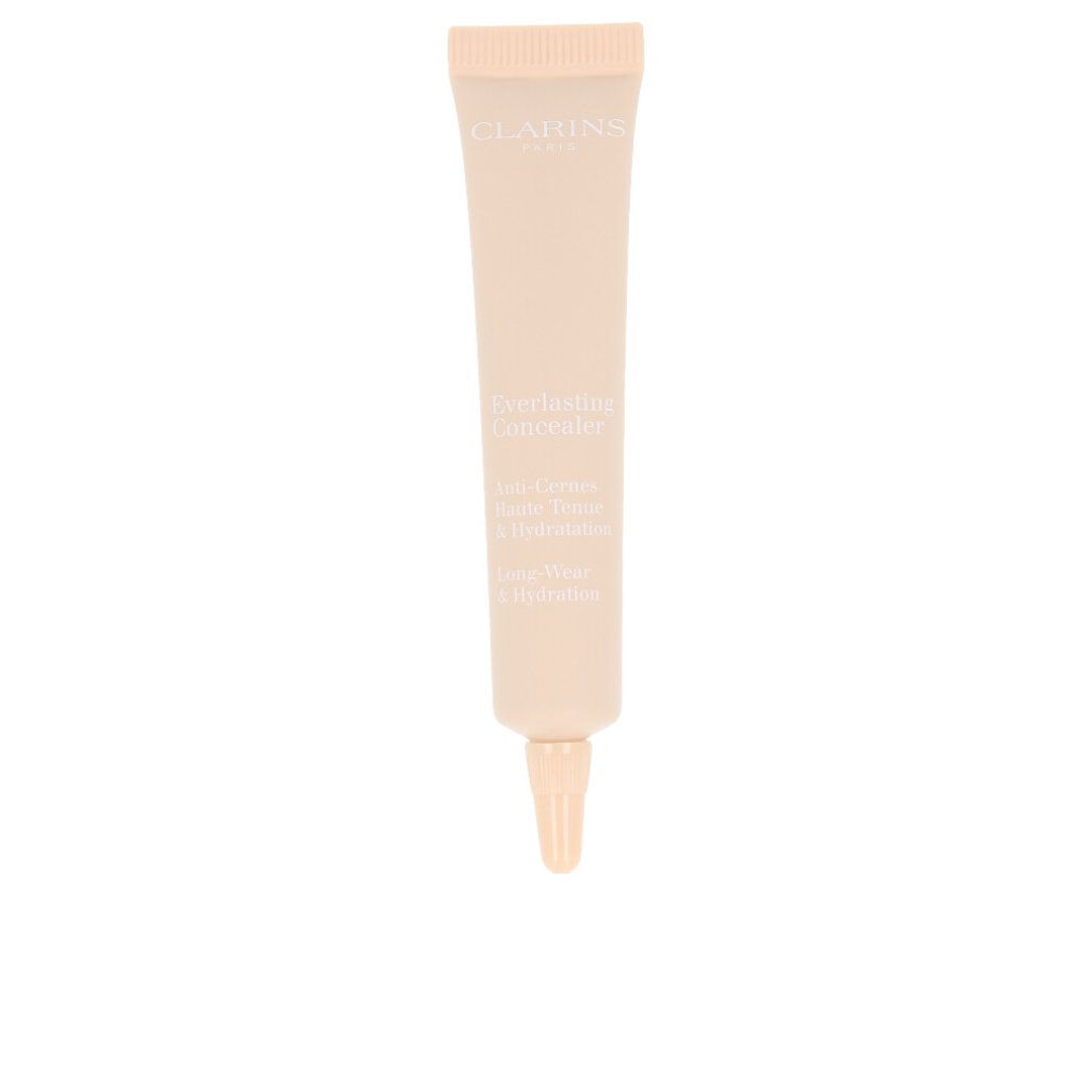 Tubo correttore beige chiaro. Scritte: Everlasting Concealer. Anti-Cernes, Haute Tenue & Hydratation. Long-Wear & Hydration.