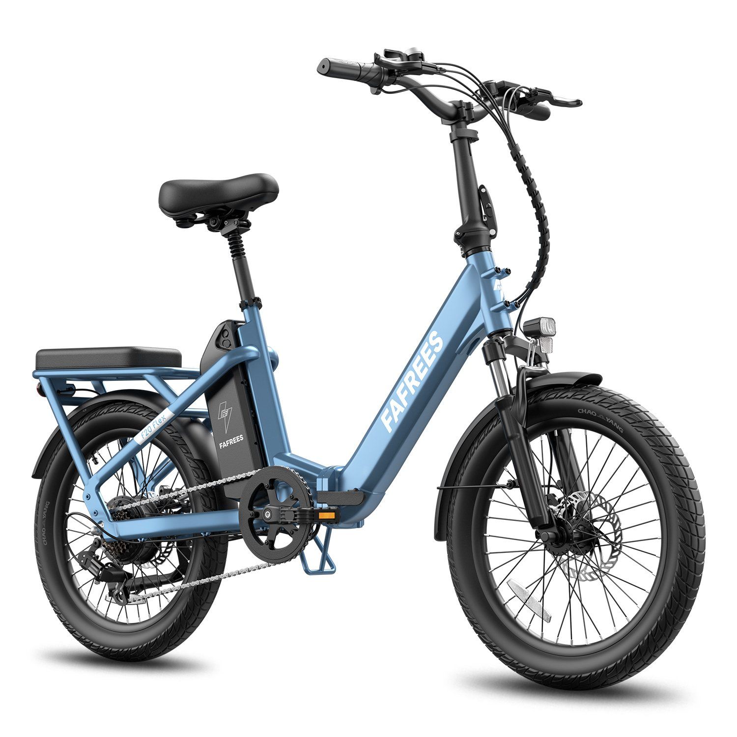 FAFREES F20 Flex E-bike pieghevole, batteria rimovibile da 25 Ah, 7 velocità