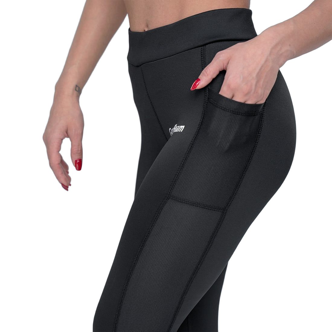GymBeam Leggings donna Mesh con tasche Black