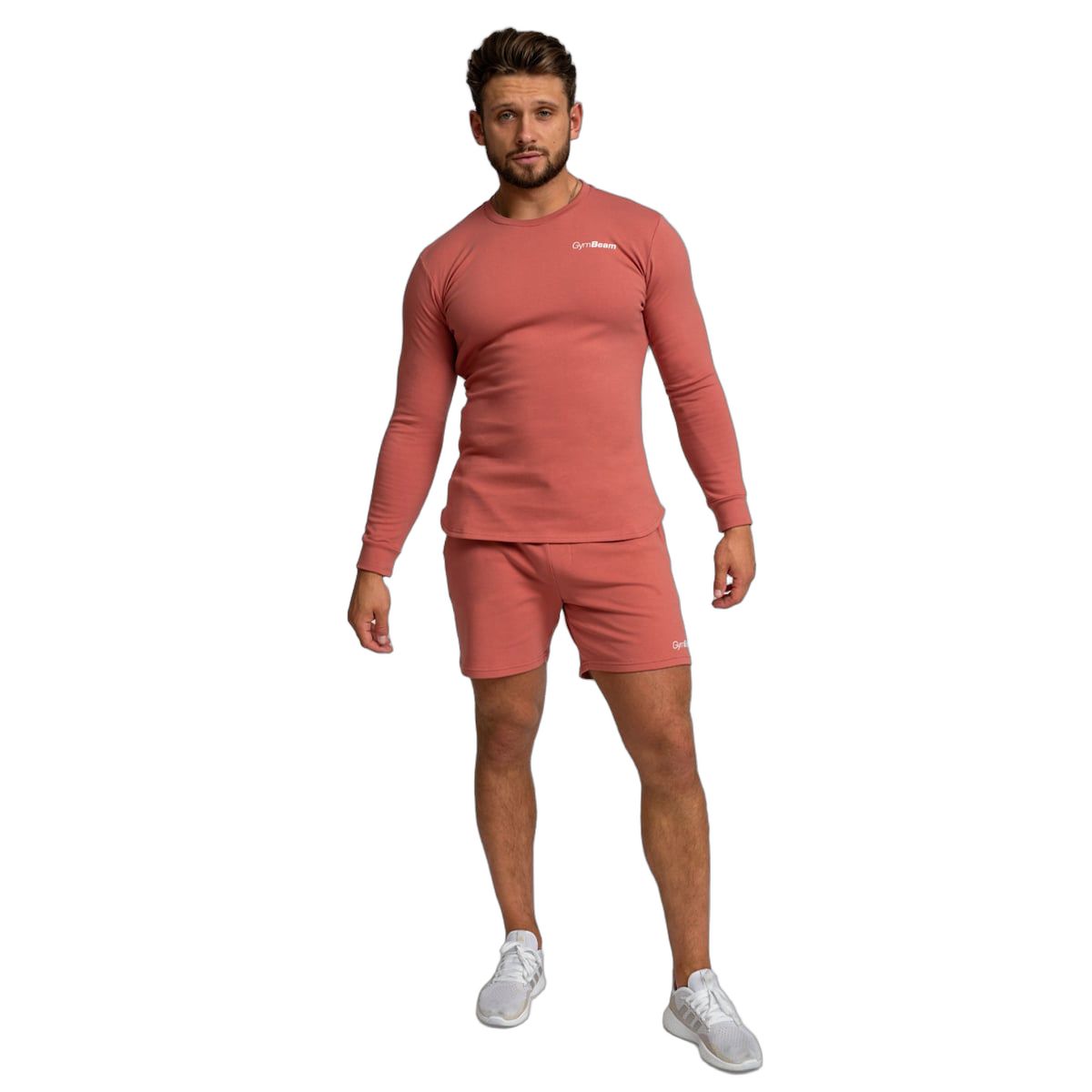 GymBeam Pantaloncini uomo regular Limitless Cinnamon con tasche