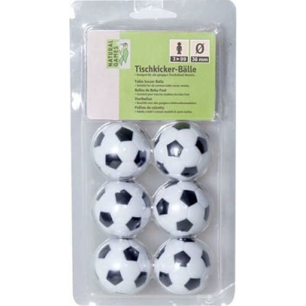 ng palloni di ricambio per calcio balilla 6pcs, #36mm