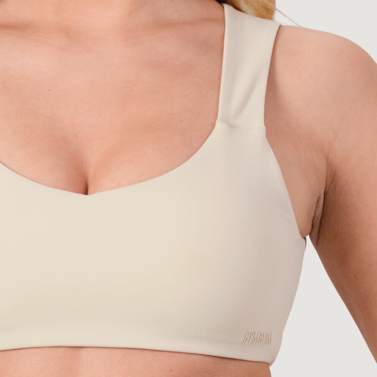 GymBeam Reggiseno sportivo donna NEO Almond con imbottiture rimovibili