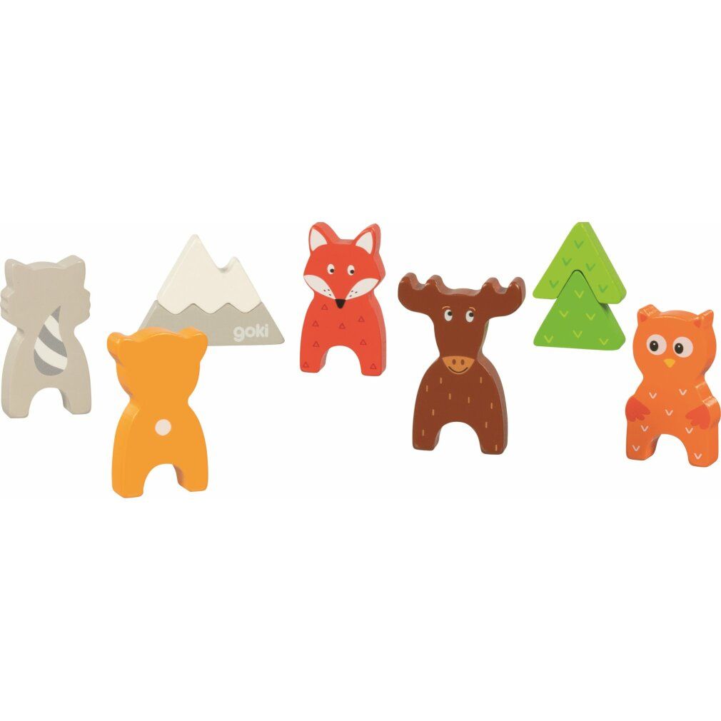 Animali da compagnia in legno goki