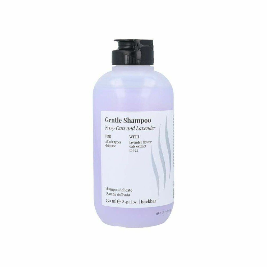 back bar shampoo delicato nº03 avena&lavanda