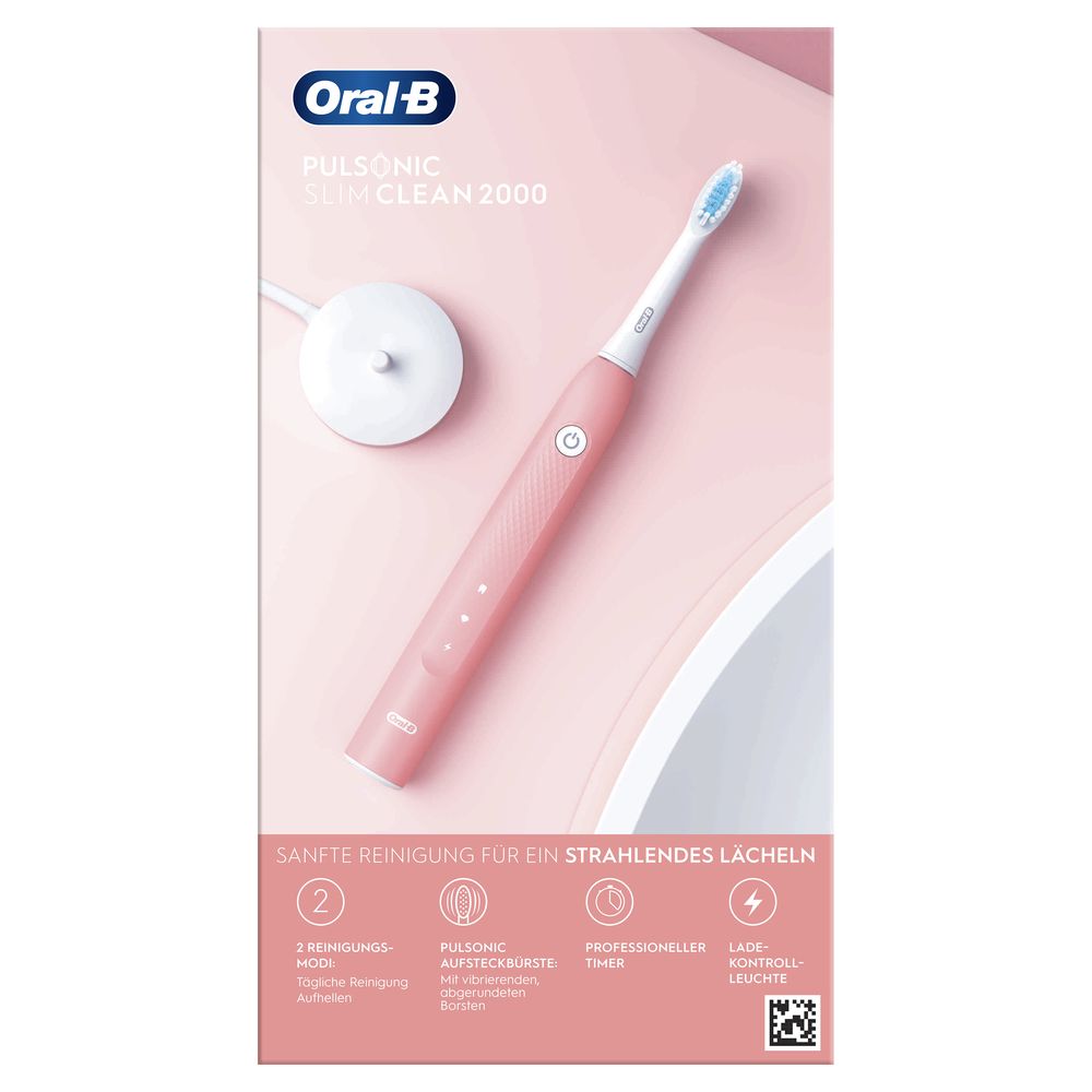 Oral-B Pulsonic Slim Clean 2000 Adulto Spazzolino elettrico sonico Rosa