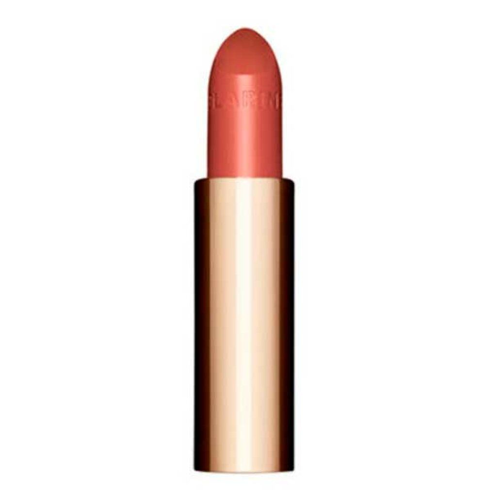 Rossetto rosa in stick dorato. Incisione "CLARINS" sul rossetto.