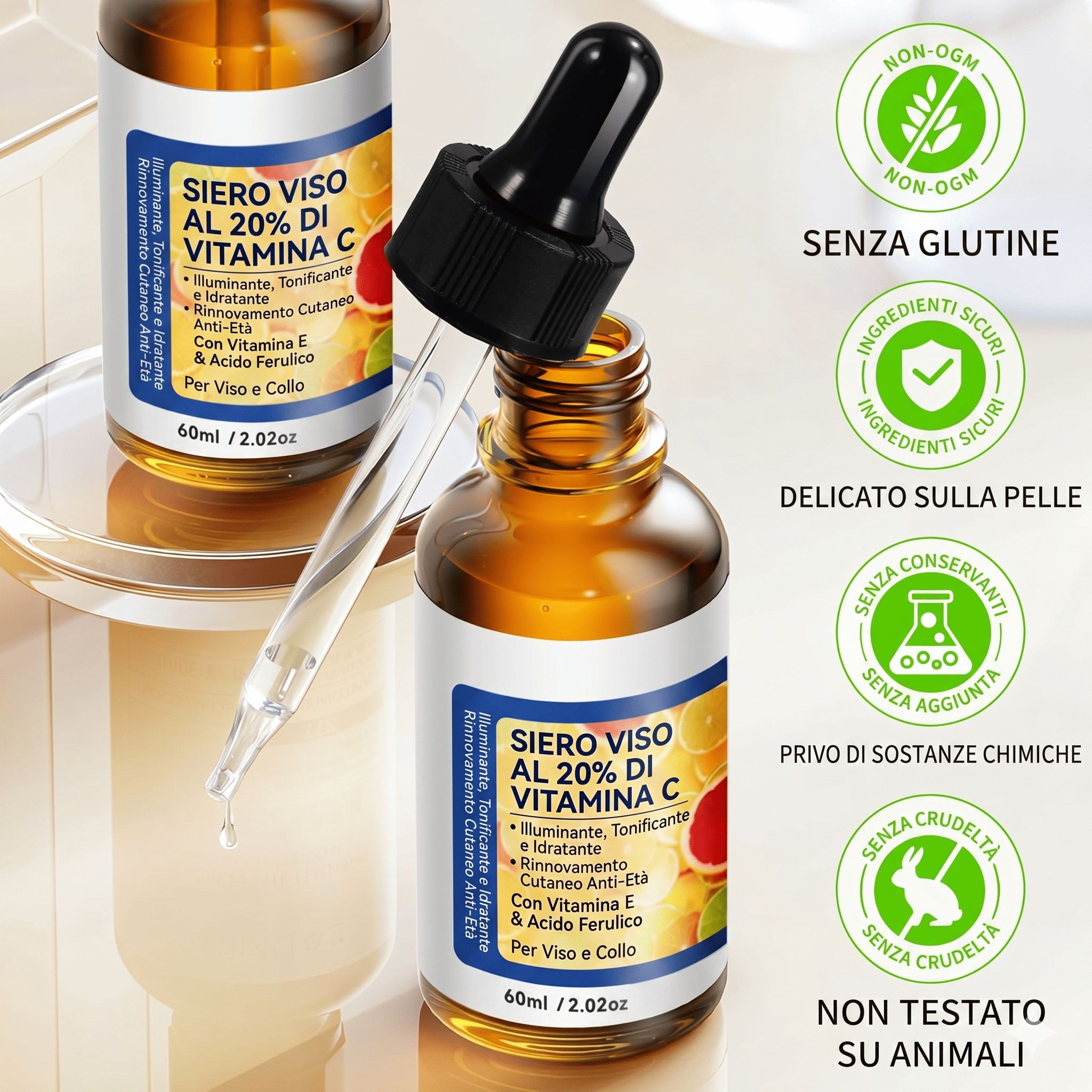 Abodiuss siero viso alla vitamina C
