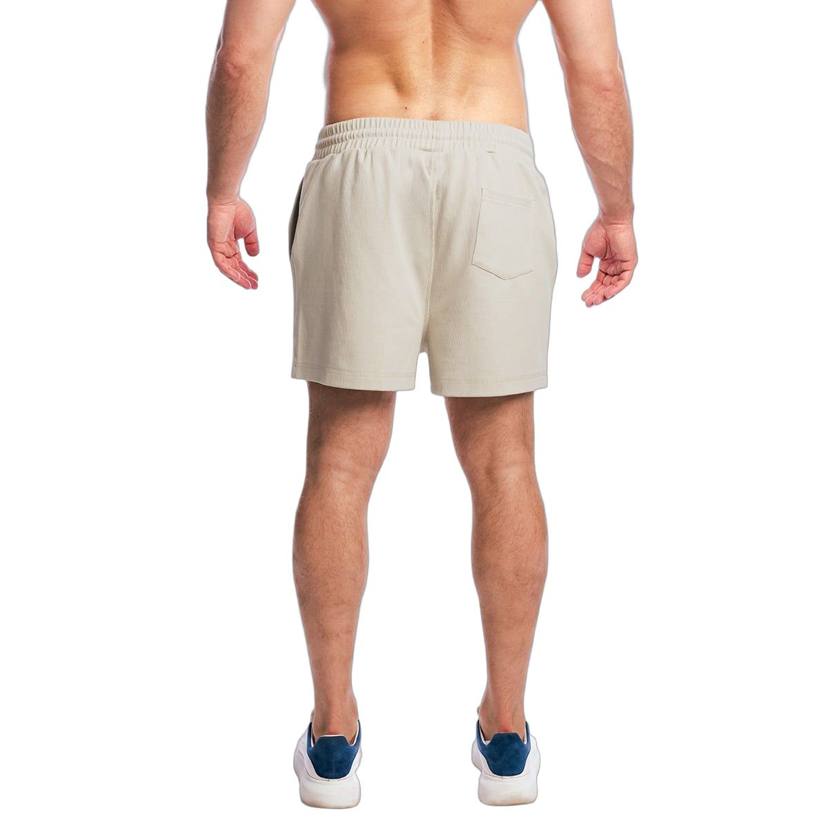 GymBeam Pantaloncini uomo oversize Aura grigio