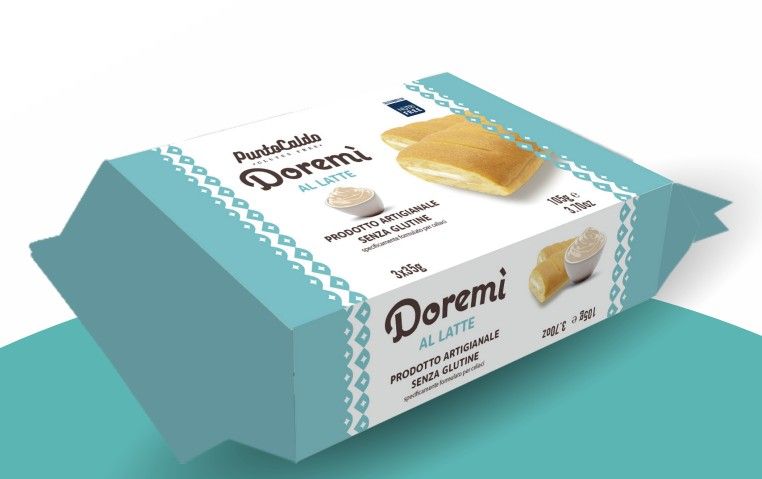 Merendina Doremi' al latte senza glutine - Punto Caldo