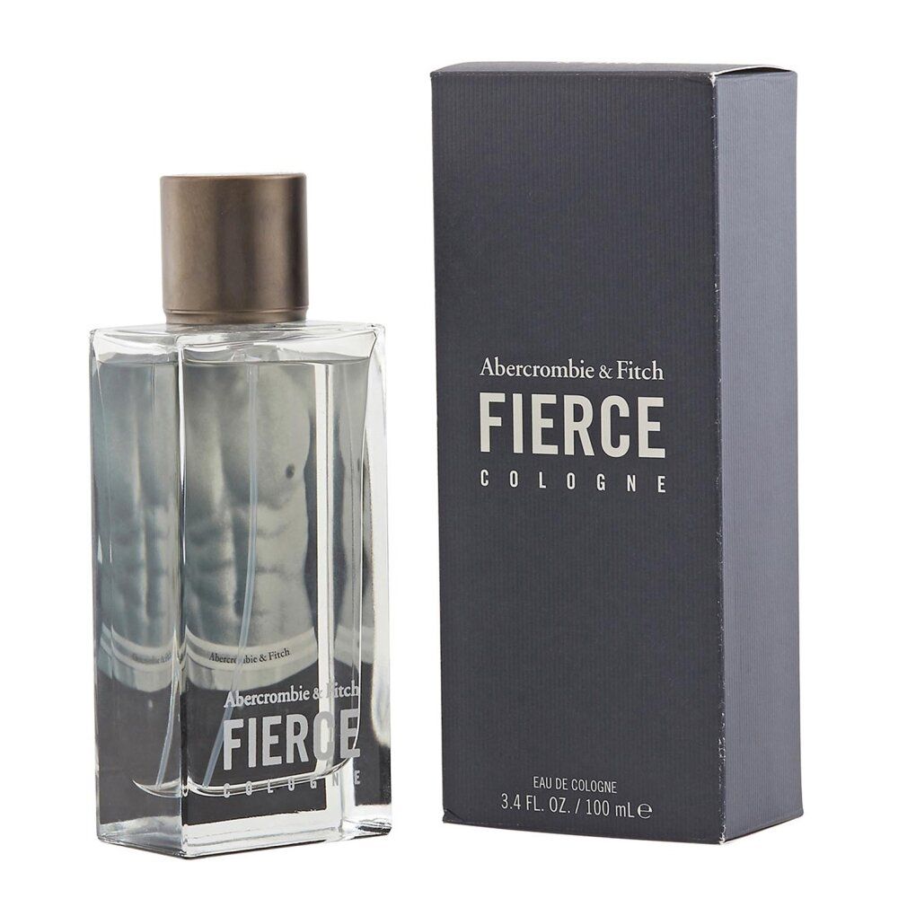 Flacone Abercrombie & Fitch Fierce Eau de Cologne, 100ml indicato sulla confezione.