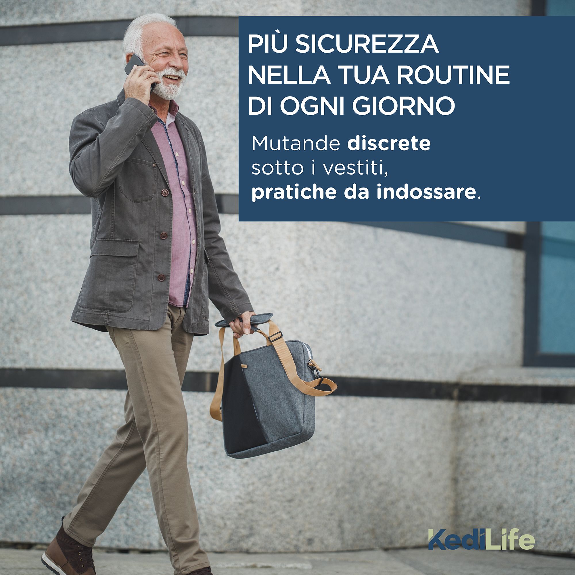 KediLife Mutande Incontinenza Uomo, Boxer Assorbenti Neri