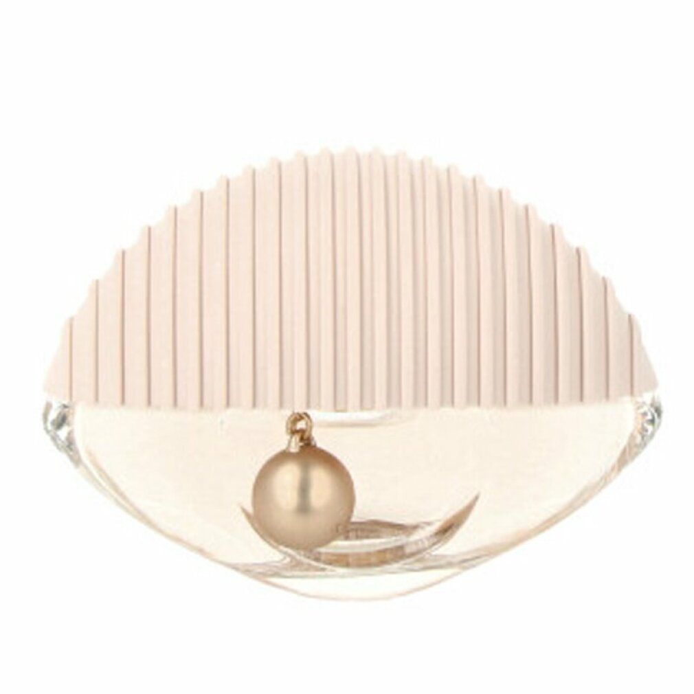 Flacone Kenzo World Eau de Toilette. Flacone a goccia con sfera dorata e tappo scanalato. Flacone trasparente.