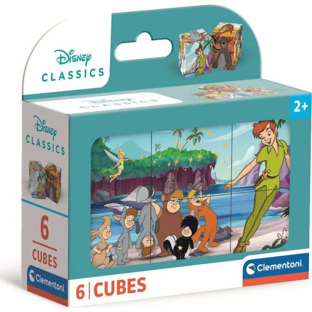 Puzzle a cubo Disney Classic da 6 pezzi.