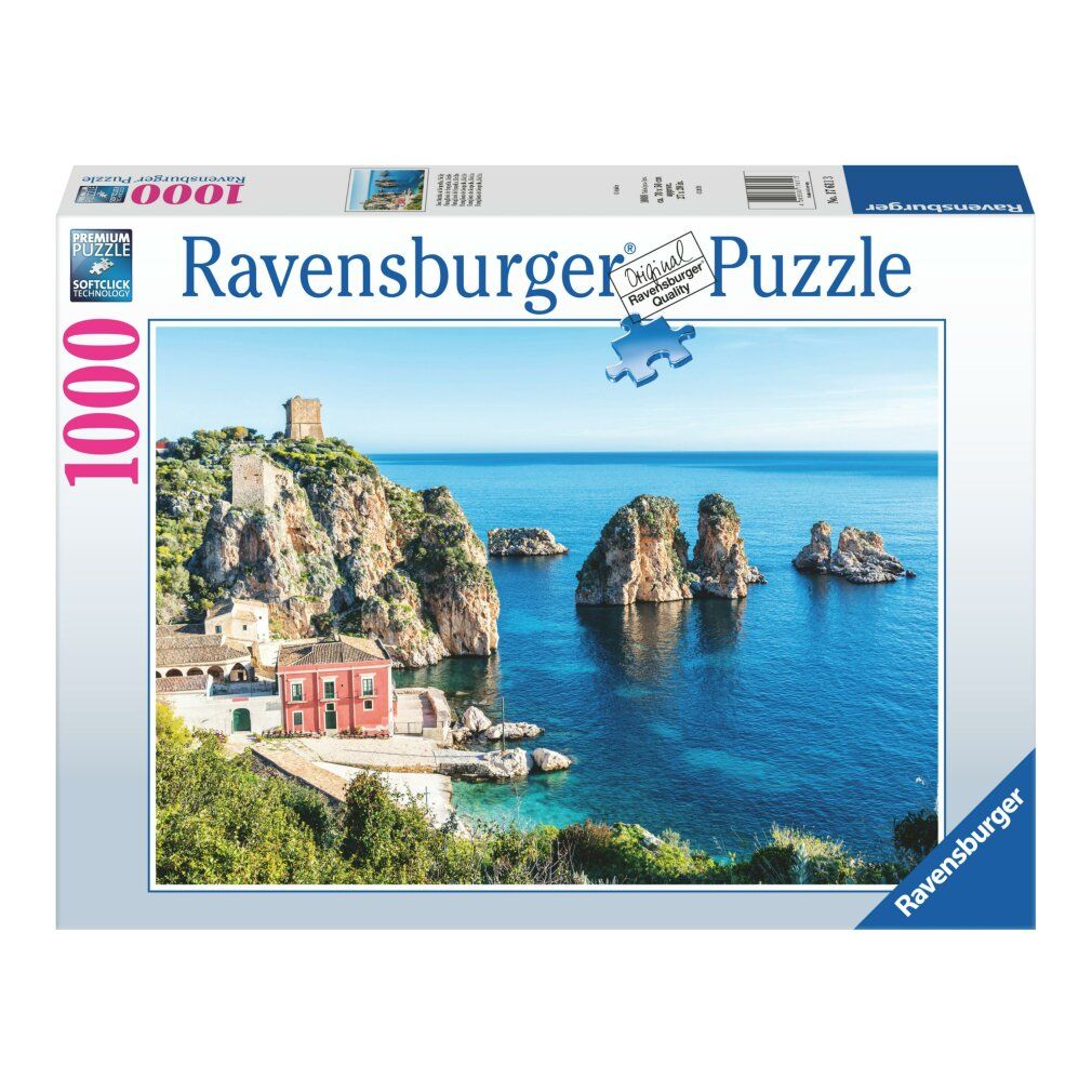 Puzzle da 1000 Pezzi - Faraglioni di Scopello, Sicilia