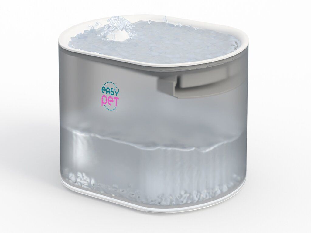 EASY PET Kit distributore automatico di cibo 3L e fontanella 2,5L
