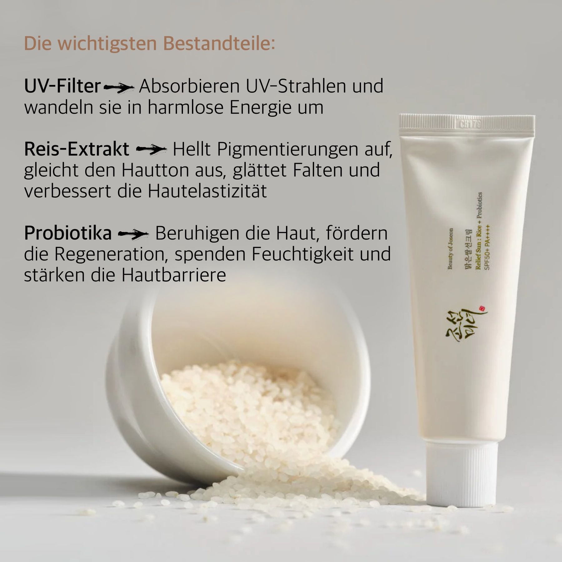 Beauty of Joseon  Crema solare Sun Care Relief Sun SPF50+