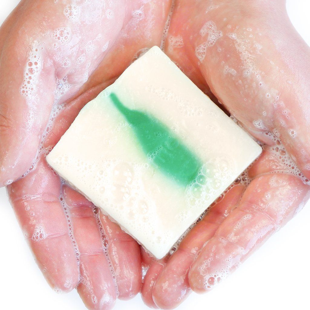 puremetics - Sapone per la cura del viso "Mela Menta"