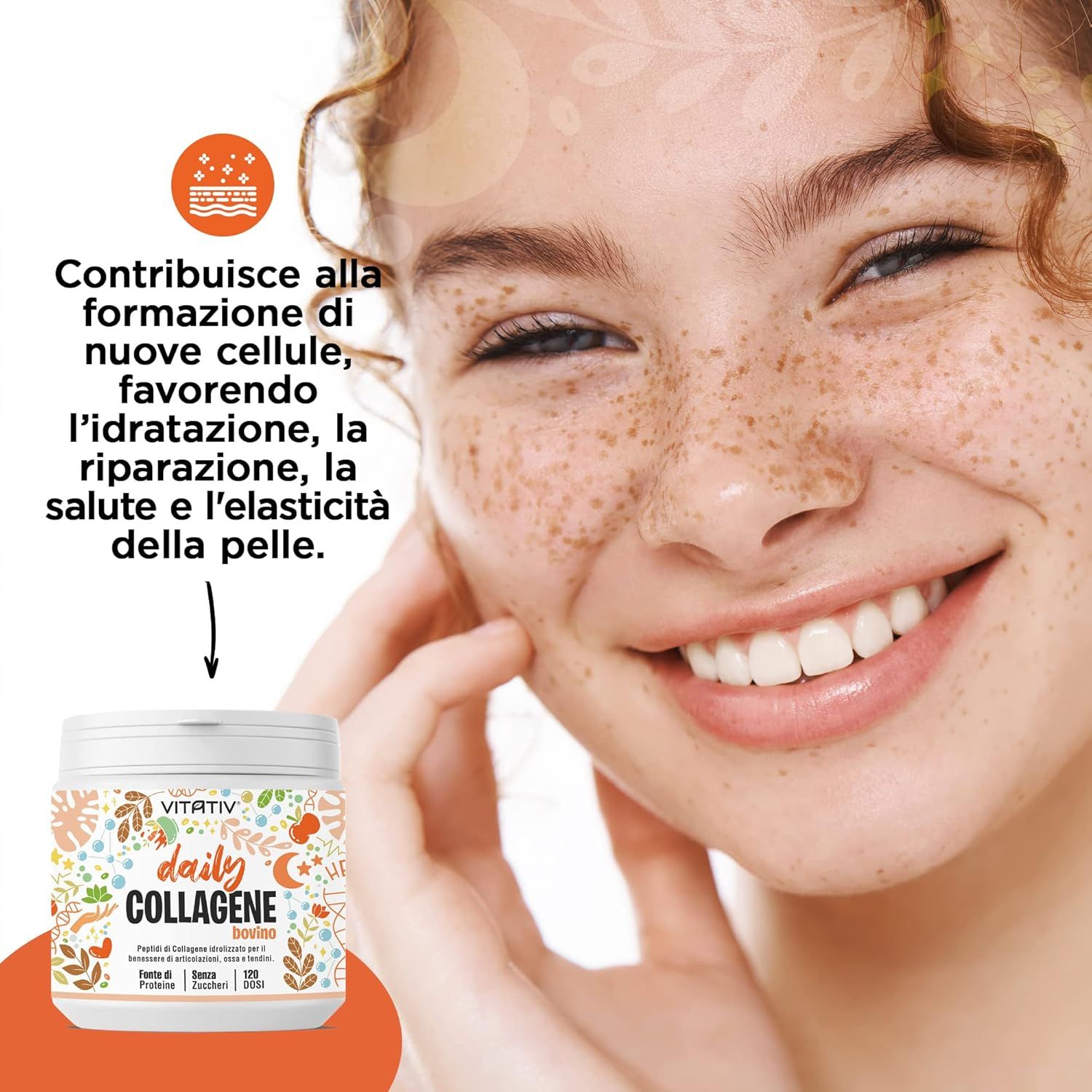 VITATIV® Daily Collagene Bovino Idrolizzato in Polvere - 300 g