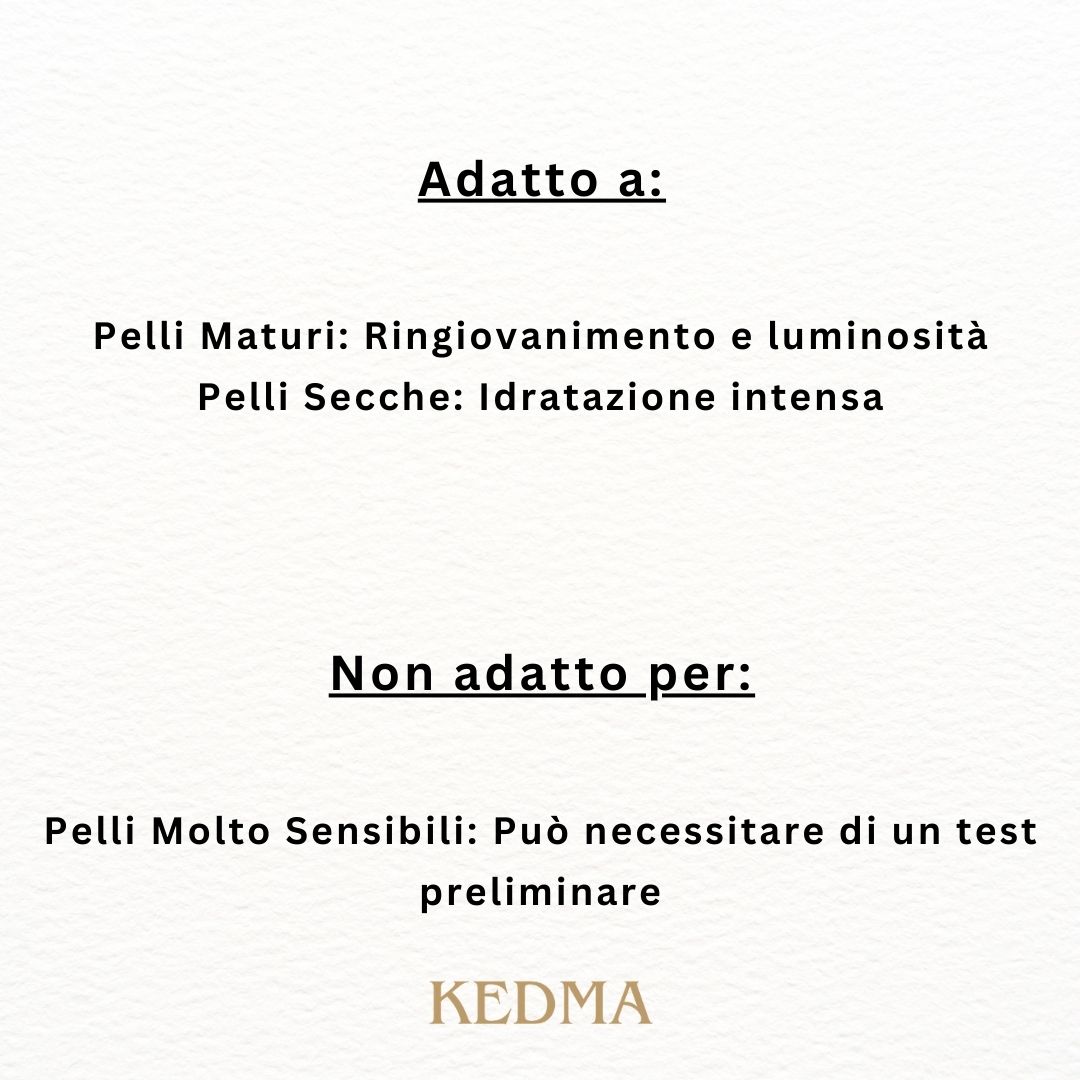 Kedma - Maschera Viso con Oro 24K e Minerali del Mar Morto