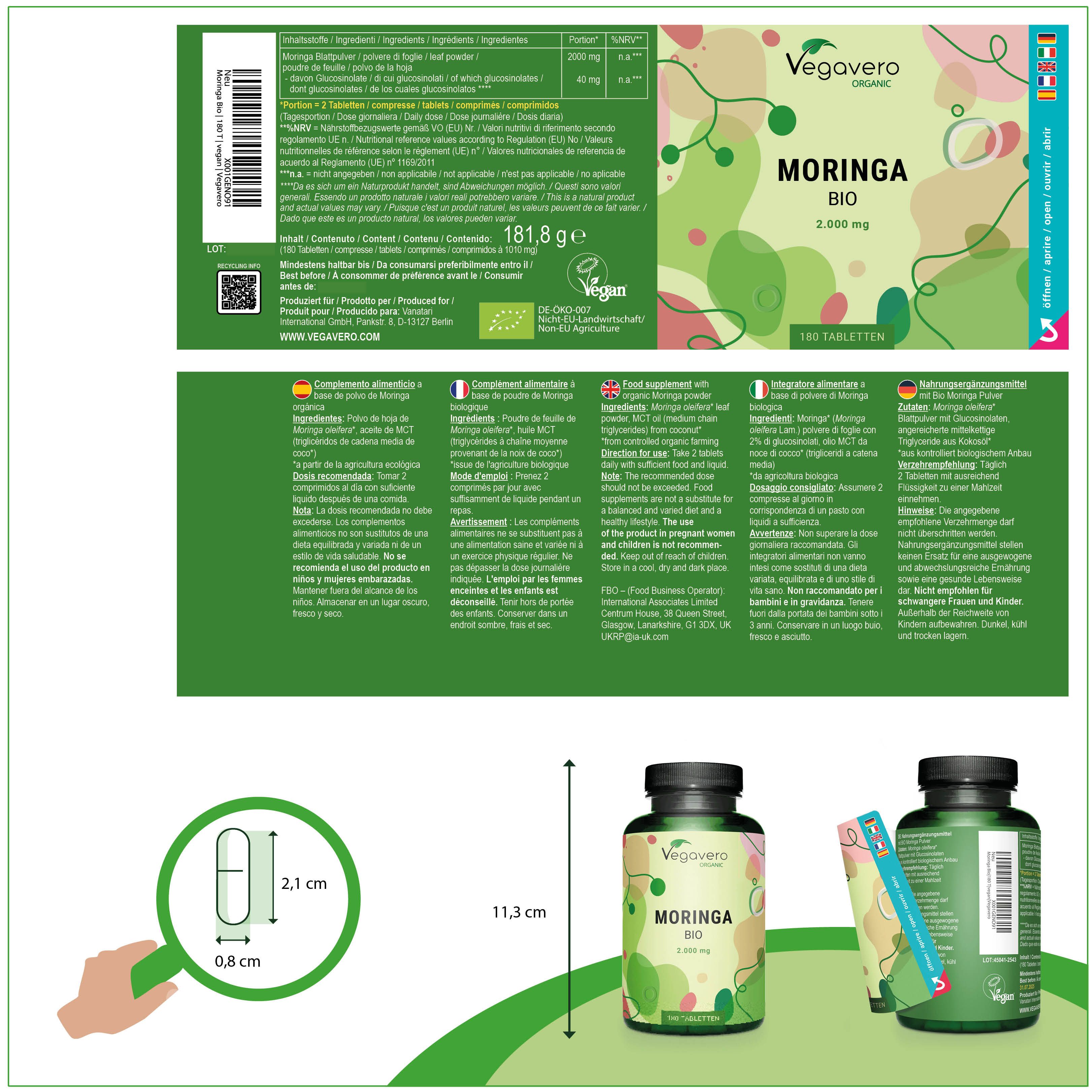 VEGAVERO Moringa BIO