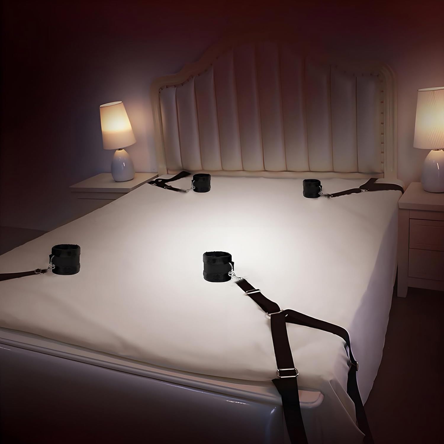 YICOCO set bondage BDSM per letto, kit di fissaggio