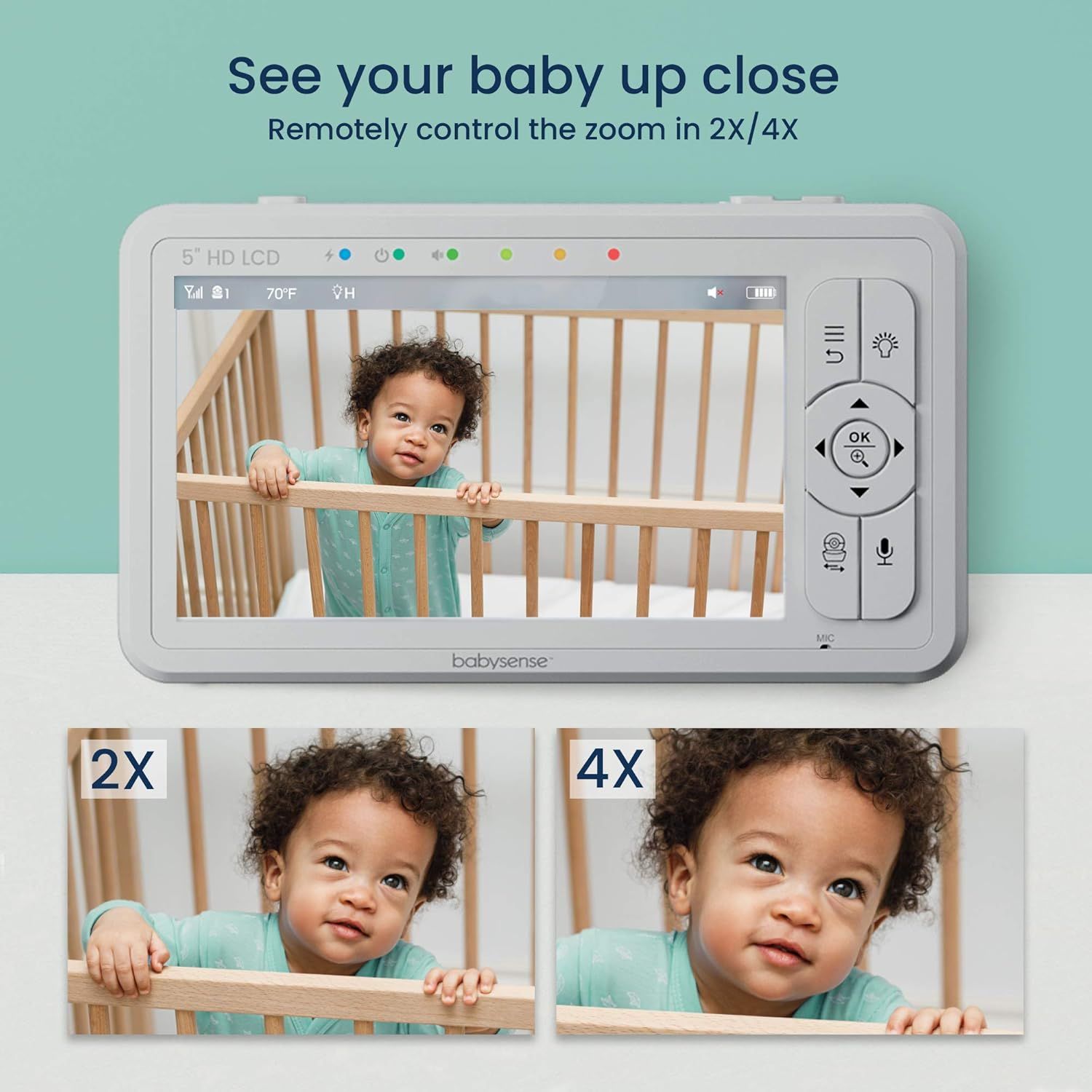Baby monitor con telecamera Babysense