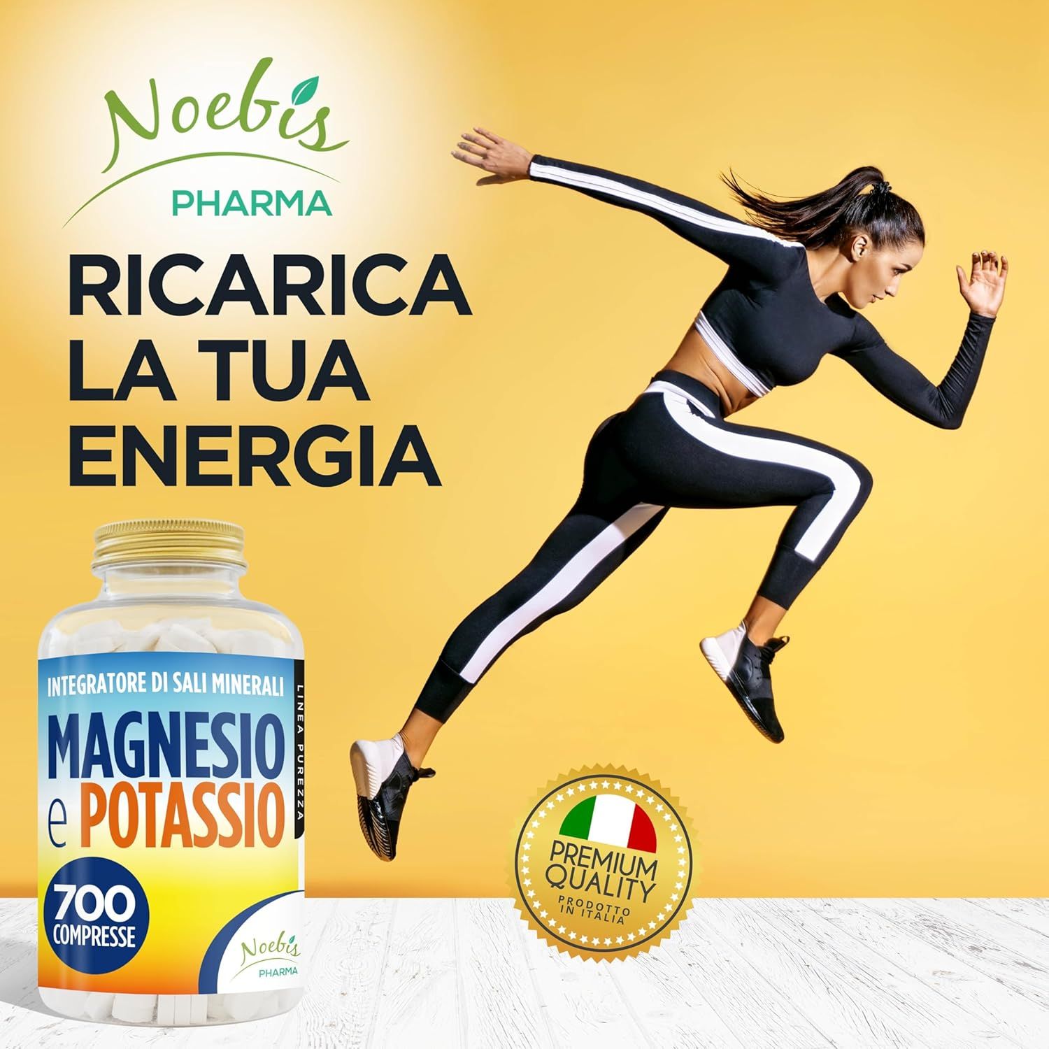 Noebis Pharma Magnesio e Potassio - Citrato di Magnesio e Potassio