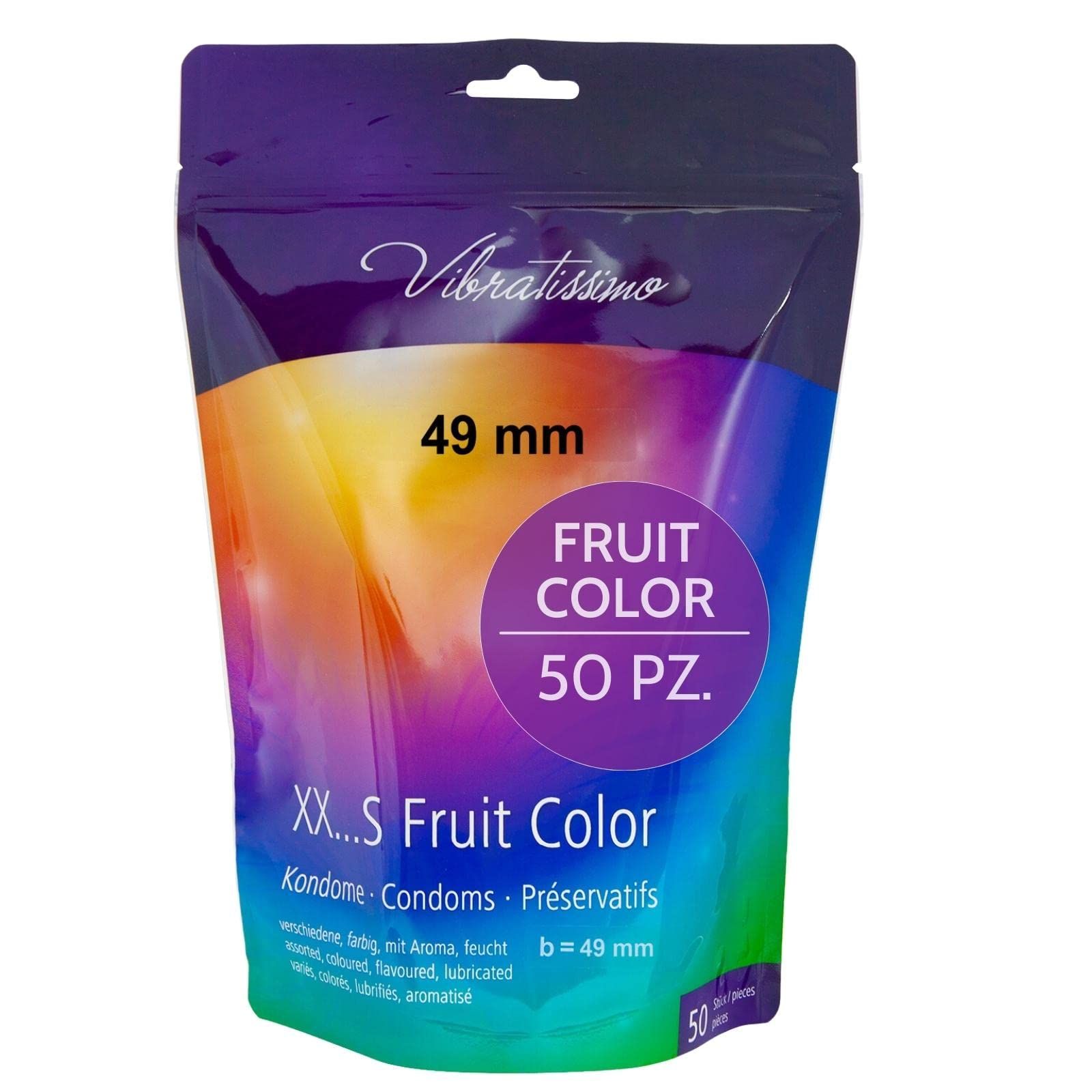 Vibratissimo Preservativi Fruit Color 53mm