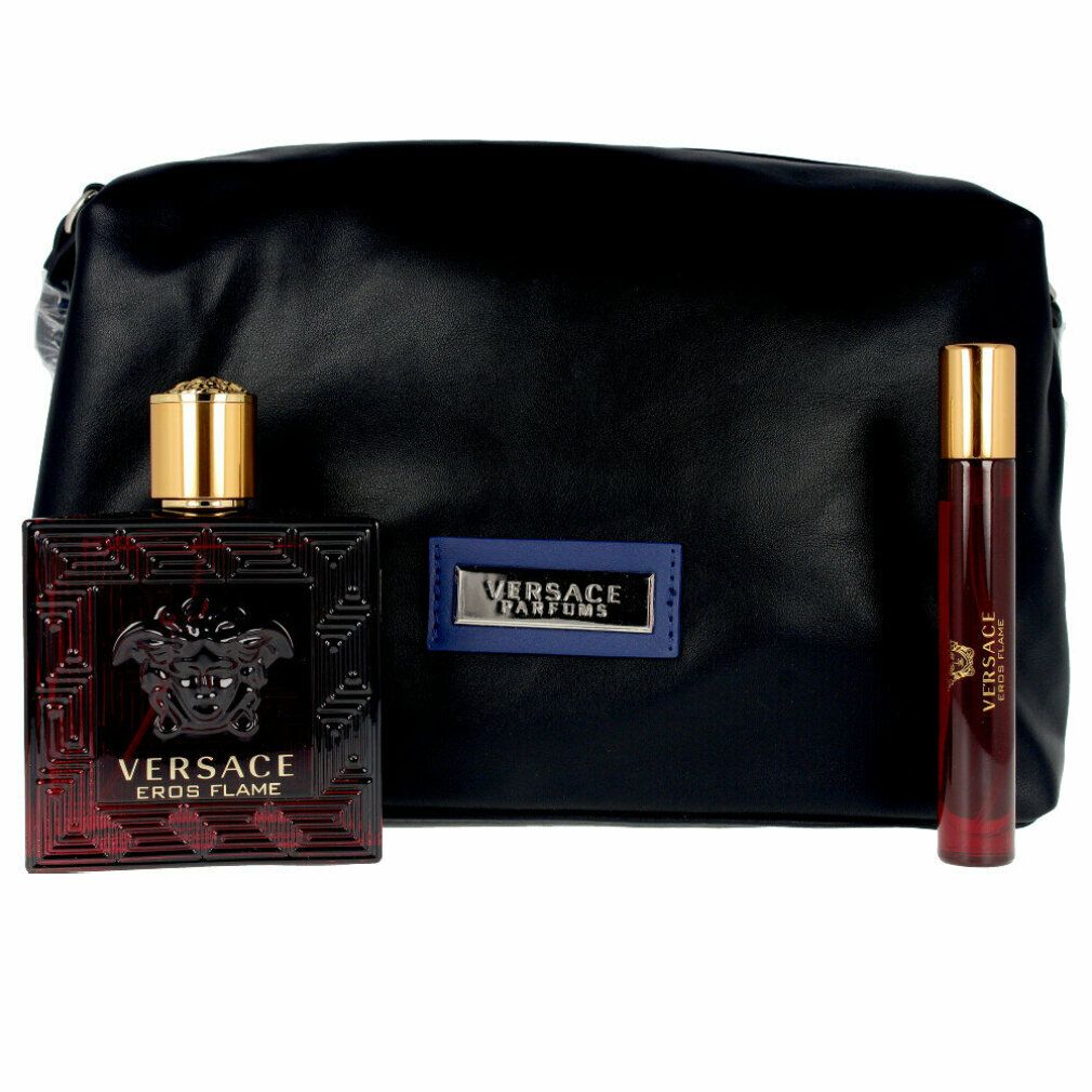 Set regalo Versace Eros Flame  edp +  edp + sacchetto da toilette