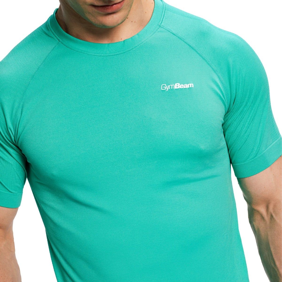GymBeam T-shirt uomo Pulse X Running in nylon verde