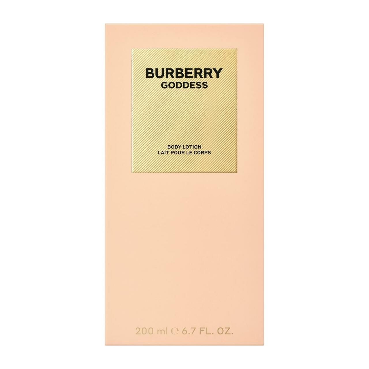Confezione beige. Rettangolo dorato con logo e testo. Sotto: 200 ml 6.7 FL. OZ.