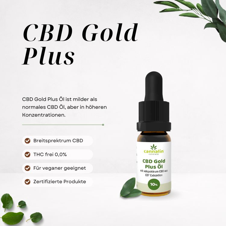 Cannalin - CBD Broadspectrum Gold Plus - Senza THC - 15%