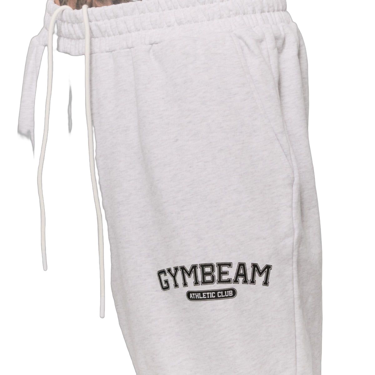 GymBeam Pantaloni sportivi uomo oversize con tasche Varsity grigio