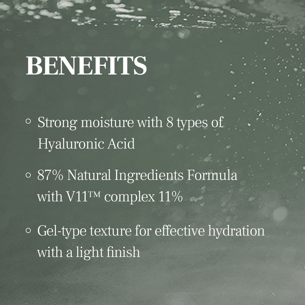 Testo con benefici: idratazione, 87% ingredienti naturali, texture gel.