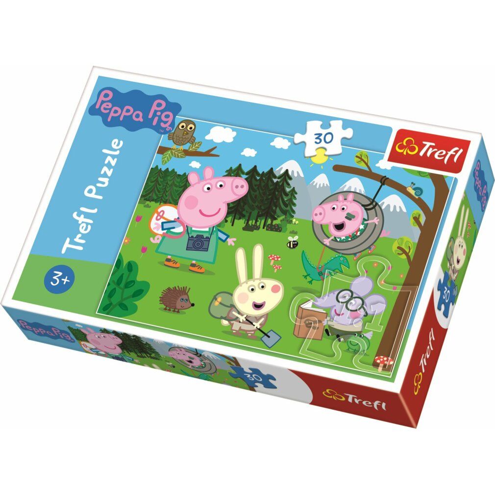 Puzzle 30 ? Escursione nella foresta / Peppa Pig