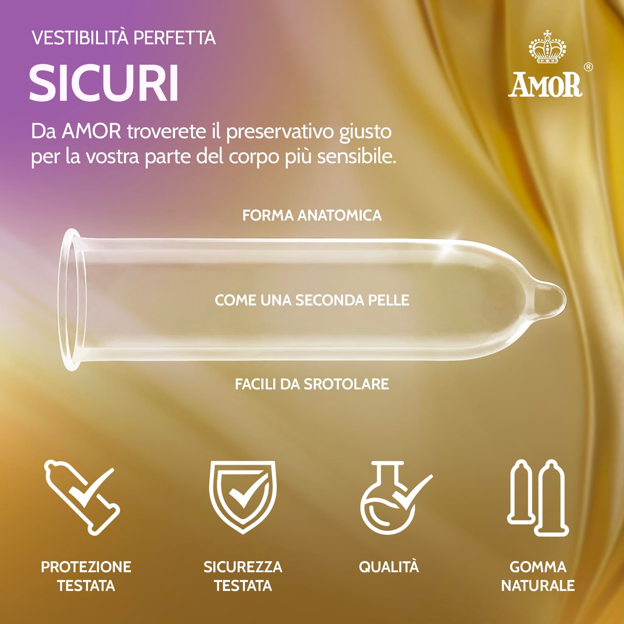 AMOR Mix Special Preservativi 53mm