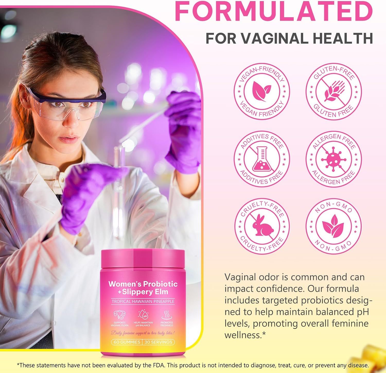 Zoxpm Caramelle Gommose Probiotiche per la Flora Intima Femminile