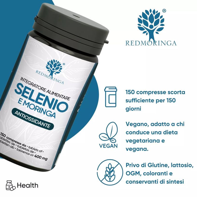 RedMoringa Selenio Integratore
