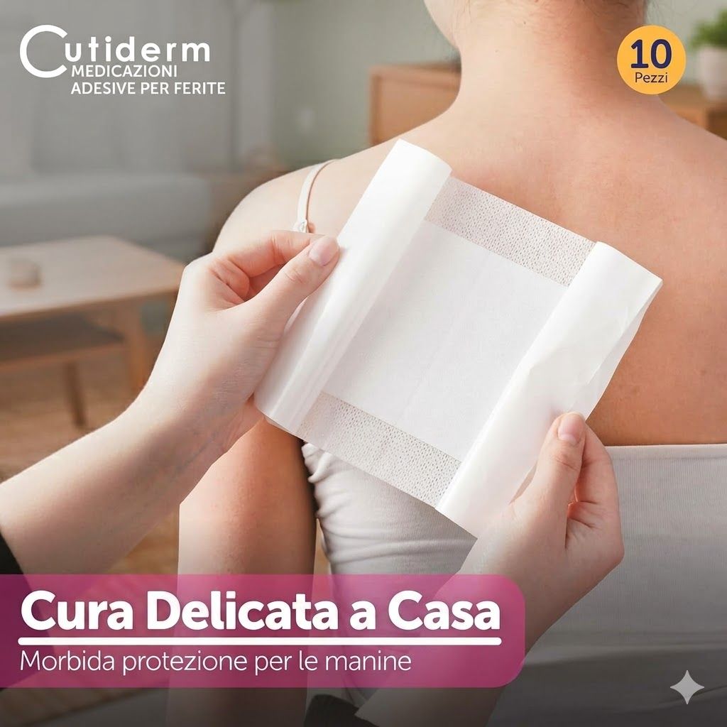 Bendaggio autoadesivo per ferite 15 x 15 cm Cutiderm