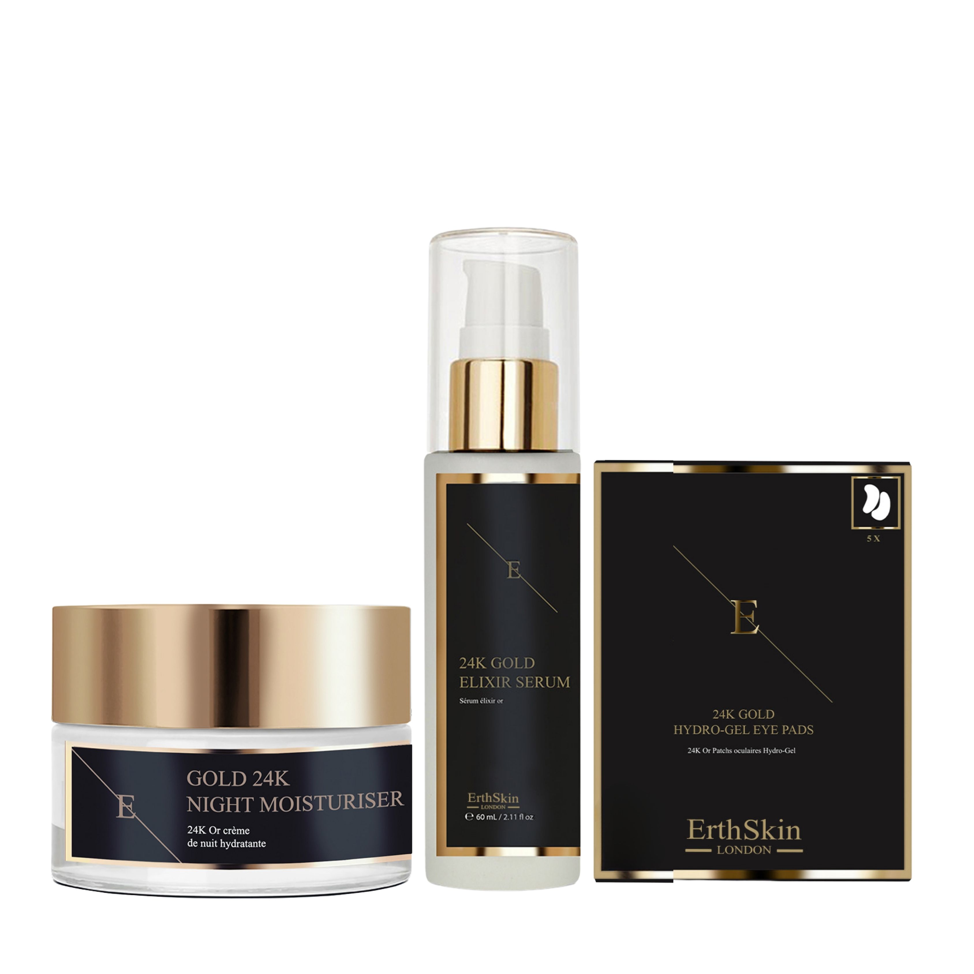 ErthSkin London Set confezione regalo - Set per la cura della pelle al retinolo antirughe