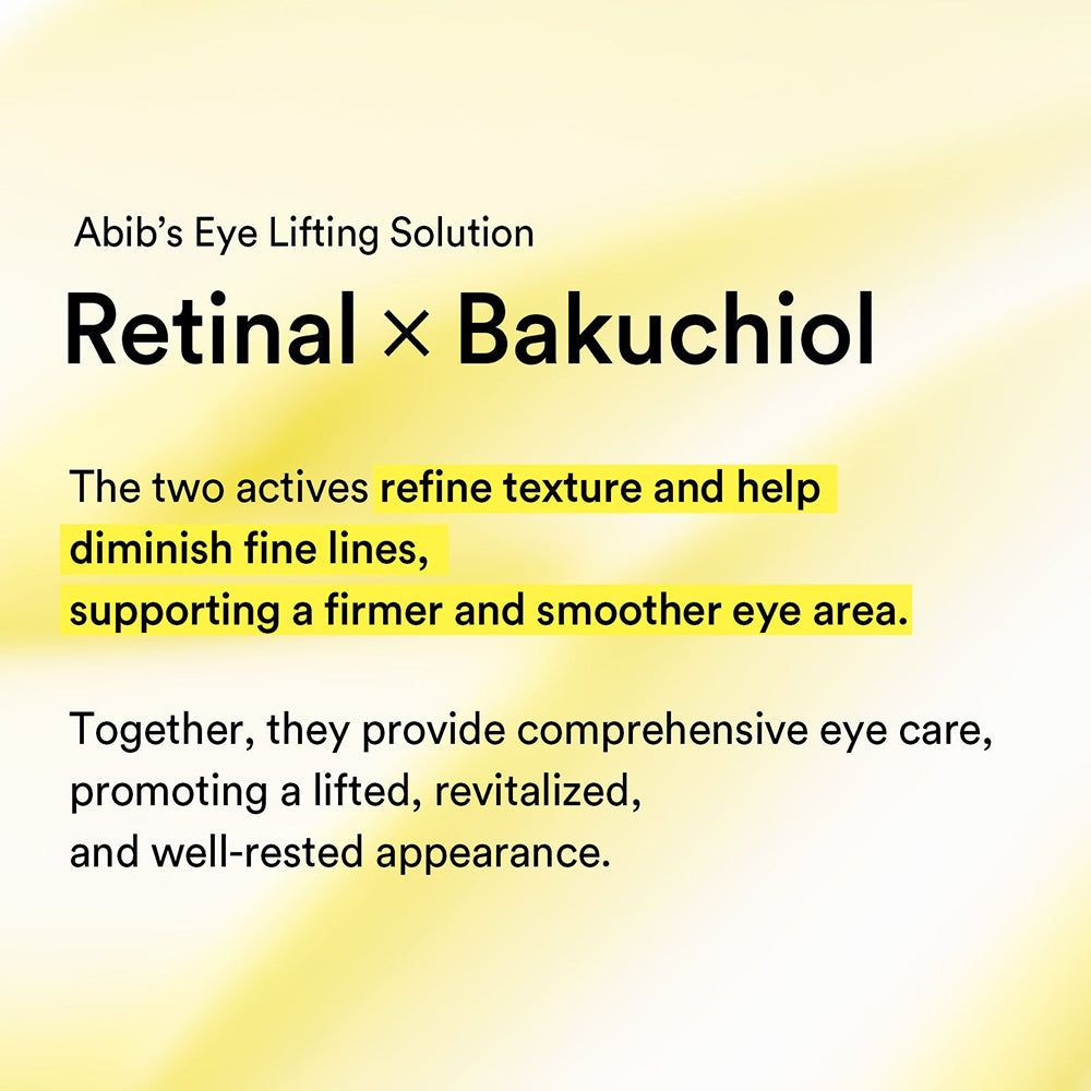 ABIB Retinal Eye Serum Lifting Solution: Retinolo x Bakuchiol per una pelle più liscia.