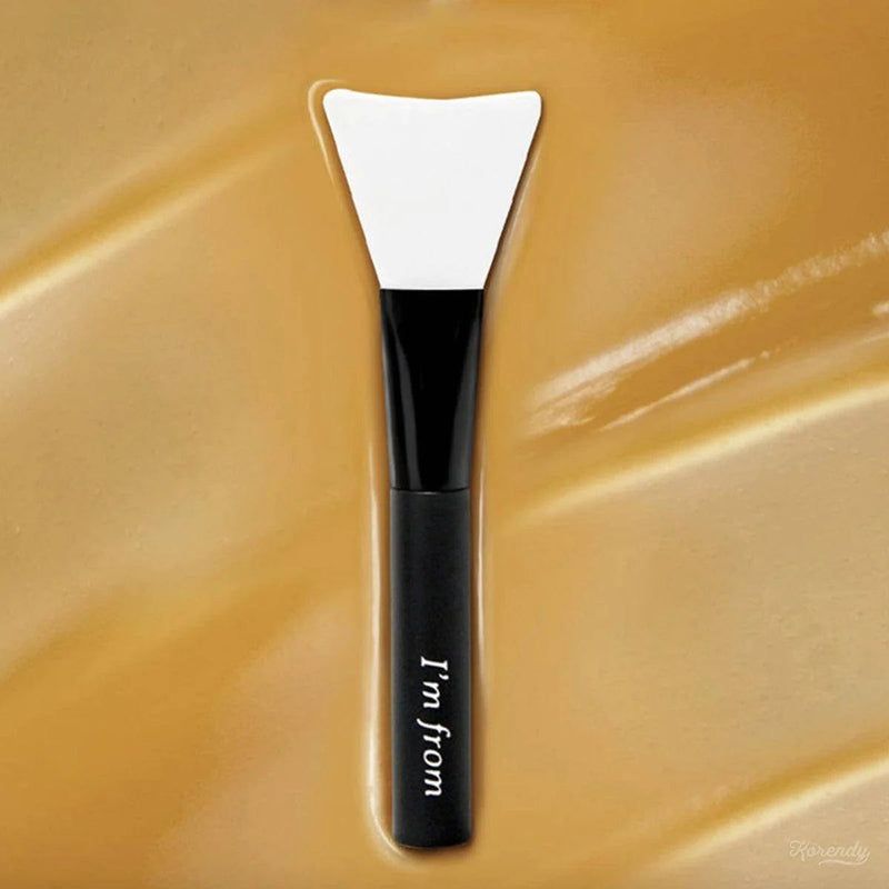 Spatola in silicone bianca e manico nero. Logo 'I'm from' sul manico.