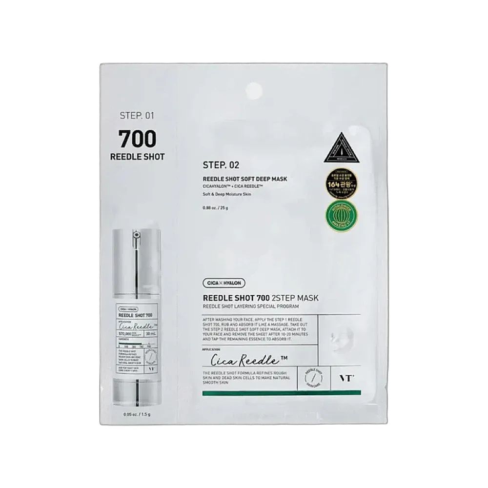 VT COSMETICS Mild Reedle Shot 700 Maschera in 2 fasi con microaghi