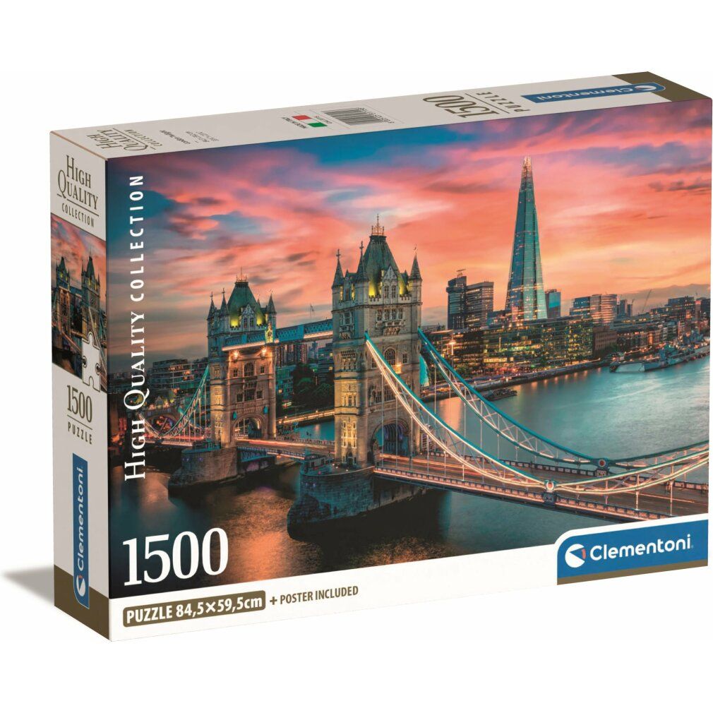 clementoni Puzzle Londra al tramonto 1500 pezzi