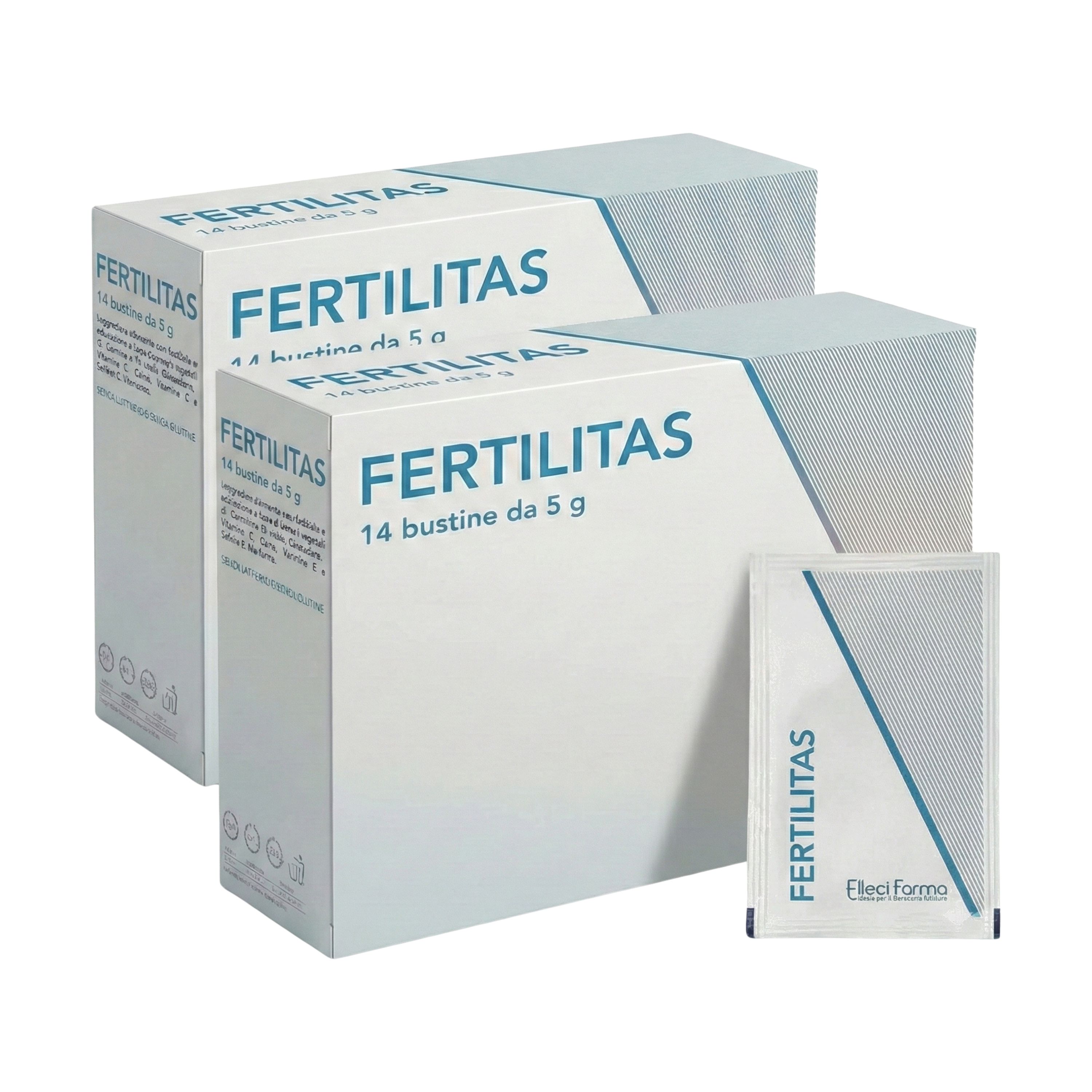 Elleci Farma Fertilitas – Integratore Fertilità Uomo Carnitina Arginina e Zinco 28 Bustine