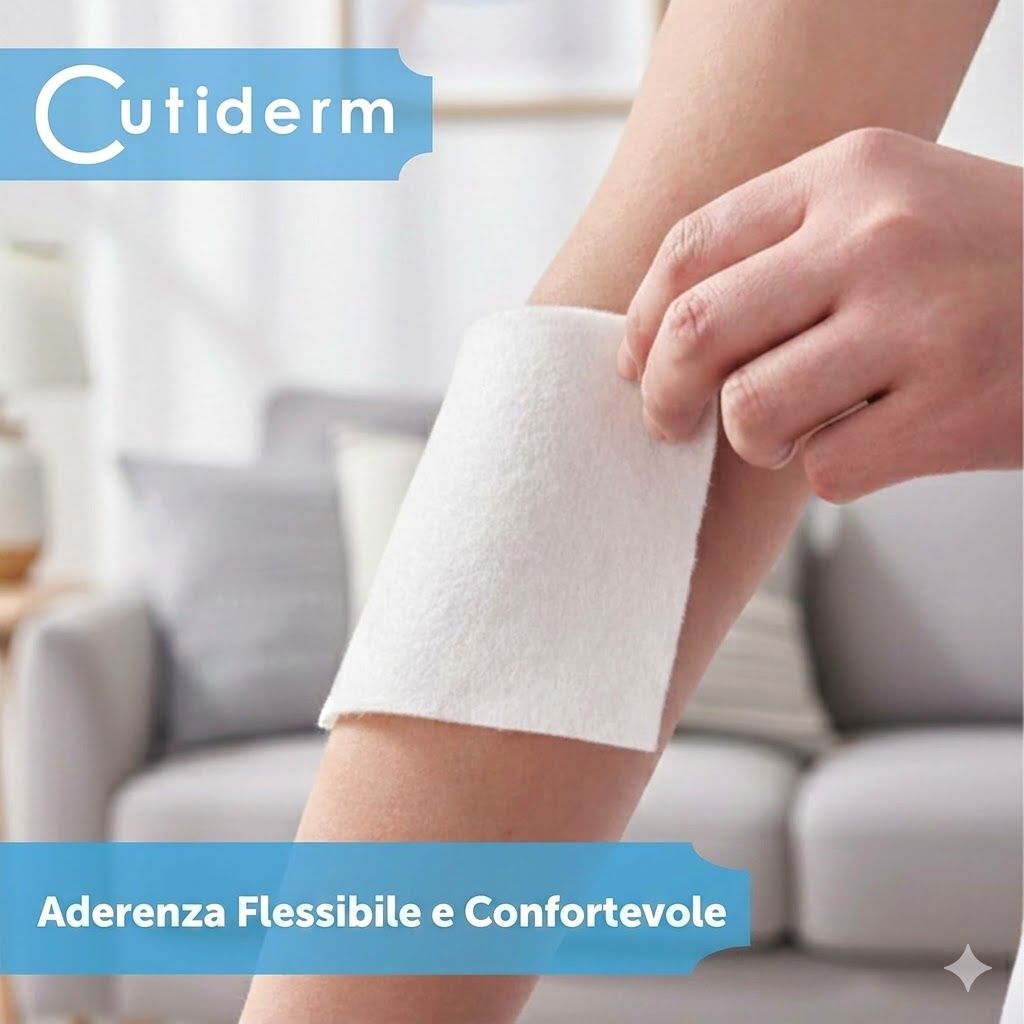 Compresse per ferite in alginato di calcio a bassa aderenza 10 cm x 10 cm Cutiderm