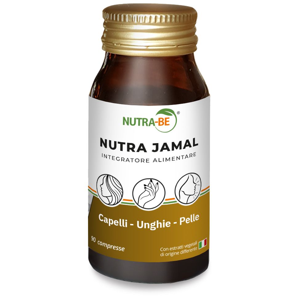 Nutra Jamal - Rinforzo Capelli Donna e Uomo  - Cistina, Biotina, Zinco – Capelli pelle e Unghie