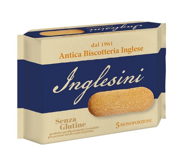 Biscotti Inglesini Savoiardi in Astuccio Senza Glutine 100g - Inglese