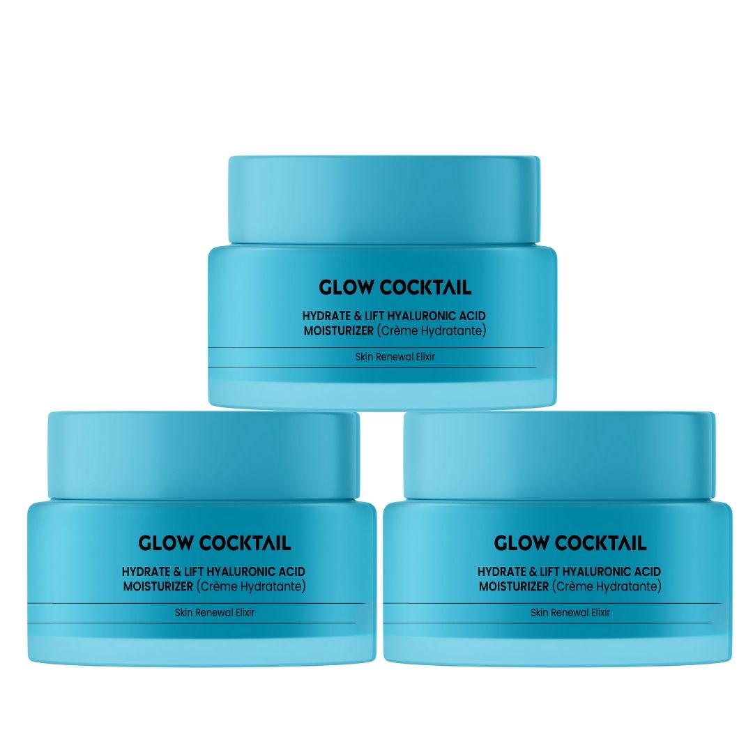 Glow Cocktail Trio idratante all'acido ialuronico Hydrate & Lift