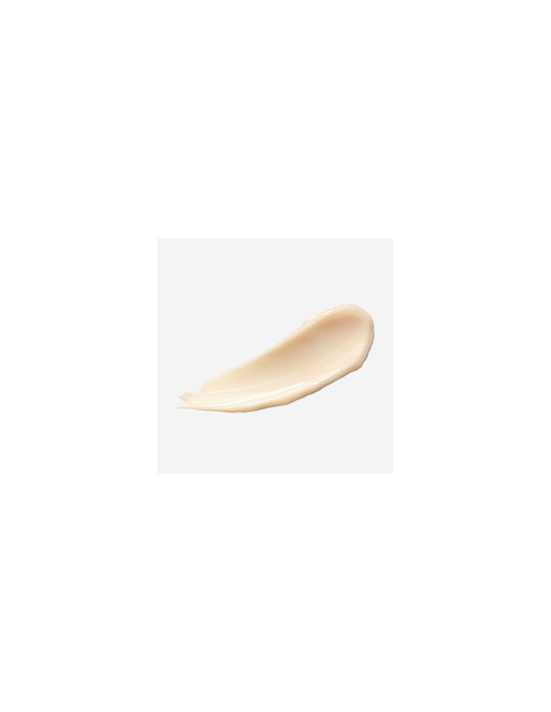 Stesura di crema, beige chiaro. Texture visibile.